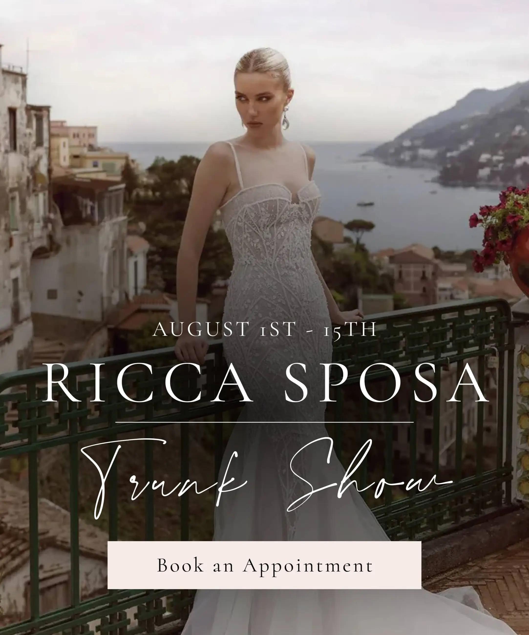 Ricca Sposa Trunk Show mobile banner
